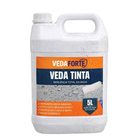 Veda Tinta 5Litros Qualquer Tinta Vira Hidrorepelente Rende 5 Latas de 18 Litros Proteção Contra Mofo