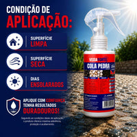 Cola Pedra Fixador de Pedras para Jardim Ultrabond Veda Forte 120ml