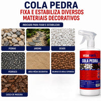 Cola Para Jardim Fixador De Pedras E Seixos Cascalho Areia 250ml