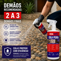 Cola Para Jardim Fixador De Pedras E Seixos Cascalho Areia 250ml