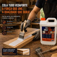 Cola Tudo Vedaforte Multiuso Alta Resistência Para Diversos Materiais Madeira E Decoração