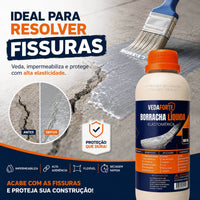 Borracha Líquida Vedaforte 500ml Impermeabilizante Elastomérica
