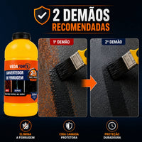 Convertedor de Ferrugem 2 em 1 Ação Dupla Trata e Protege 500ml