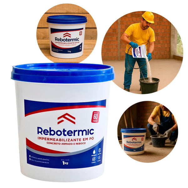 Impermeabilizante Rebotermic 1kg Contra Umidade e Mofo