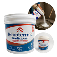 Rebotermic Impermeabilizante em Pó 10 Kg Proteção Contra Infiltrações