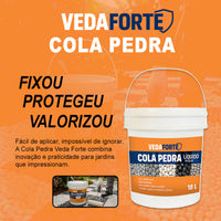 Cola Pedra Fixador de Pedras para Jardim 18 Litros