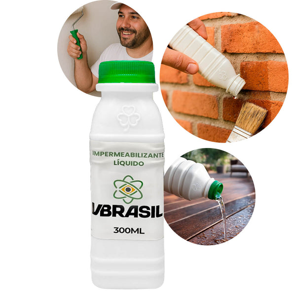 VBrasil Impermeabilizante 300ml Protege Concreto e Paredes
