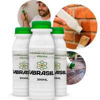 Kit 3 Impermeabilizante em Pó Ultra Veda Forte 800g Reboco E Concreto