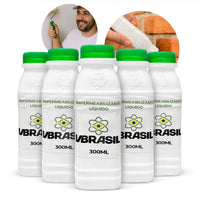 Kit 5 Impermeabilizante Líquido 300ml Protege Pisos e Paredes