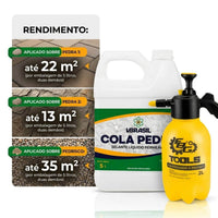 Kit Cola Pedra 5L VBrasil + Pulverizador de Pressão 2L