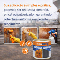Removedor de Ferrugem Veda Forte Secagem Ultra Rápida 900ml