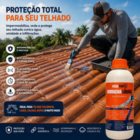 Borracha Líquida Vedaforte 1L Impermeabilizante Elastomérica Alta Flexibilidade
