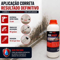 Veda Rodapé Impermeabilizante Bloqueador De Umidade 1L Alta Performance