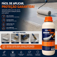 Borracha Líquida Vedaforte 500ml Impermeabilizante Elastomérica