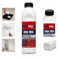 Veda Tinta Impermeabilizante Hidrorrepelente Veda Forte 1 Litro Mofo e Fungos