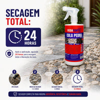 Cola Para Jardim Fixador De Pedras E Seixos Cascalho Areia 250ml