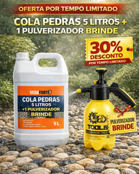 COLA PEDRAS VEDA FORTE + PULVERIZADOR BRINDE