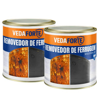 Kit 2 Removedor de Ferrugem Veda Forte Secagem Ultra Rápida