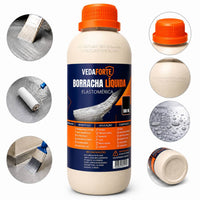 Borracha Líquida Vedaforte 500ml Impermeabilizante Elastomérica