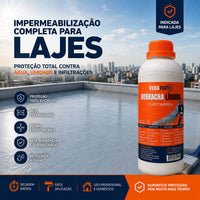 Borracha Líquida Vedaforte 1L Impermeabilizante Elastomérica Alta Flexibilidade