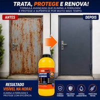 Convertedor de Ferrugem 2 em 1 Ação Dupla Trata e Protege 500ml