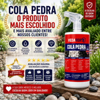 Cola Pedra Líquido 1L Fixador De Pedras Alta Resistência