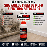 Veda Rodapé Impermeabilizante Bloqueador De Umidade 1L Alta Performance
