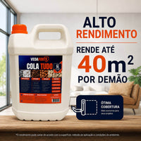 Cola Tudo Vedaforte Multiuso Alta Resistência Para Diversos Materiais Madeira E Decoração