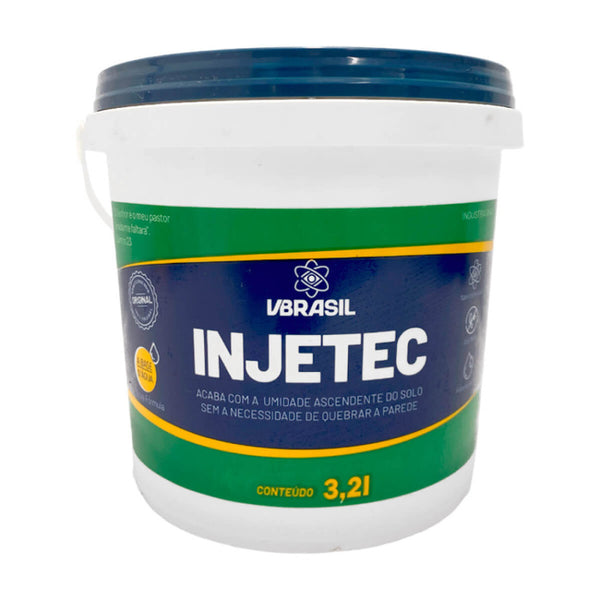 Injetec 3,2 Litros Injetec Elimina Mofo Umidade Parede Muro Anti Mofo Anti umidade Original