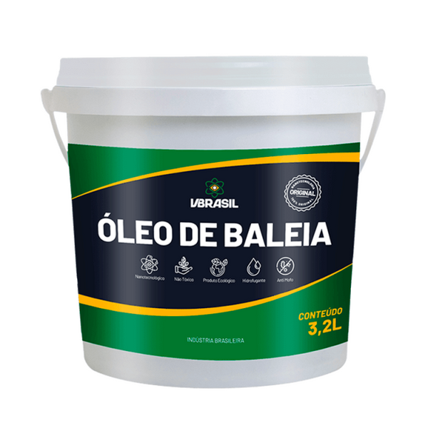 Óleo de Baleia 3,2L Vbrasil  Resina Multiuso Impermeabilizante Para Construção